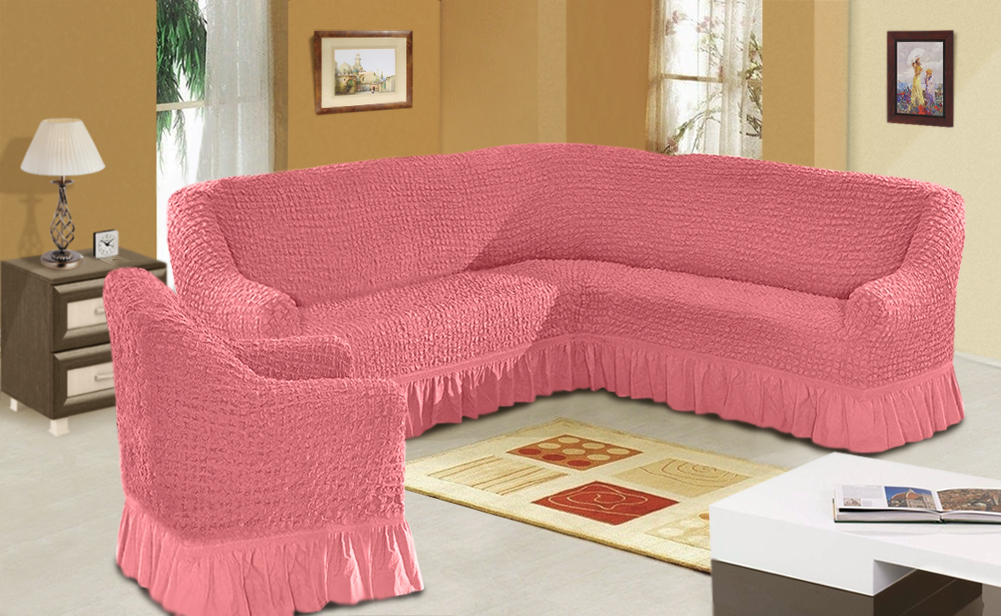 Купить Чехол на угловой диван и кресло модель Чехол на угловой диван икресло \